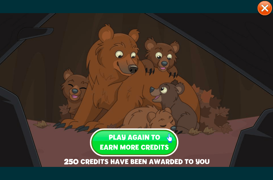 250 Credits Earned Through the Lost Cubs Mini Quest