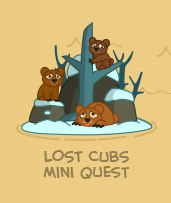 Lost Cubs Mini Quest on map