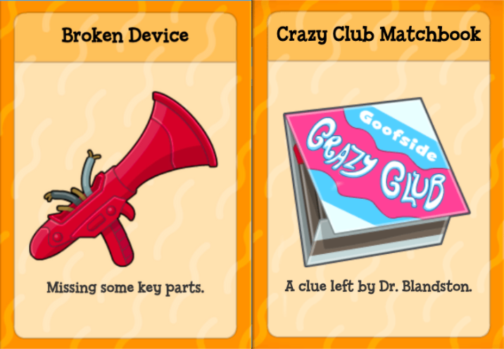 Broken Device and Crazy Club Matchbook