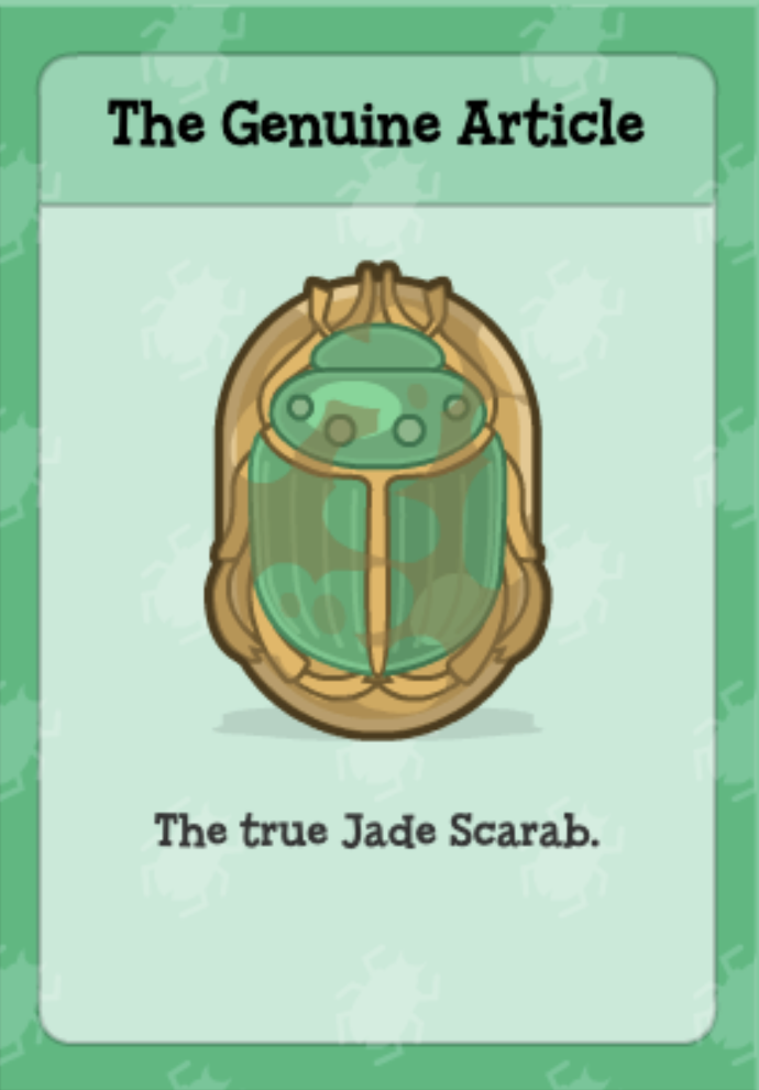 Genuine Jade Scarab