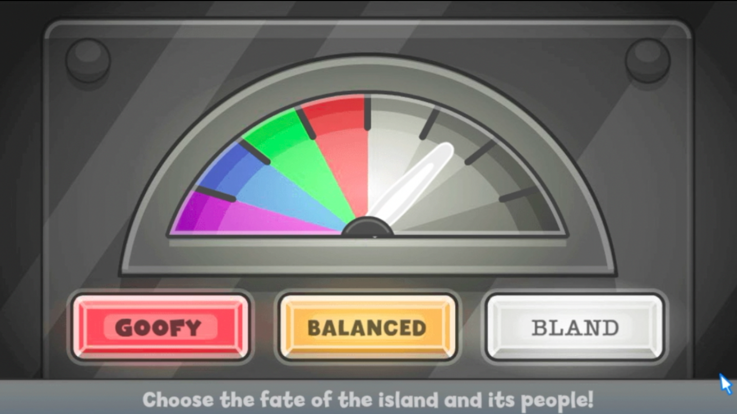 Goofball's fate options