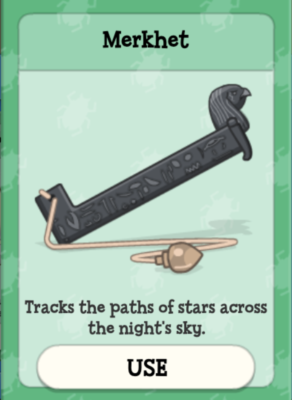 Merkhet item